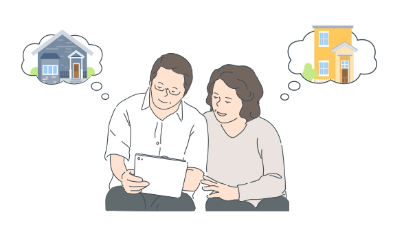 住み替え時の仮住まいにできるのイメージ